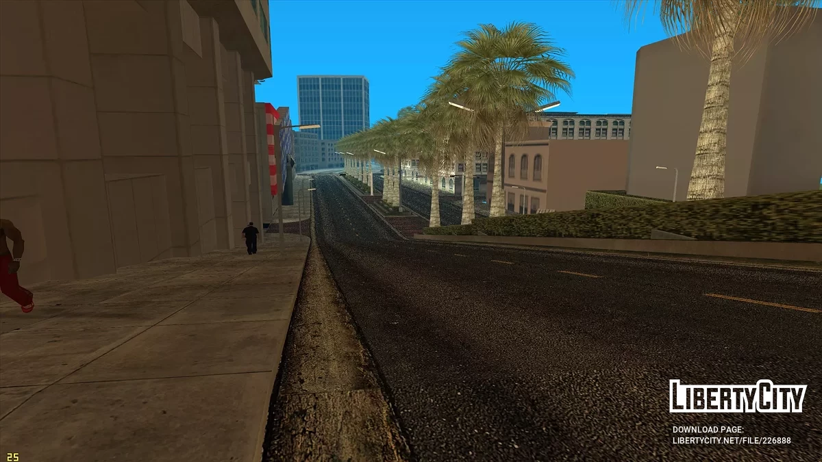Новые тротуары и дороги / GTA San Andreas