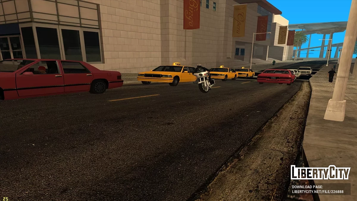 Новые тротуары и дороги / GTA San Andreas