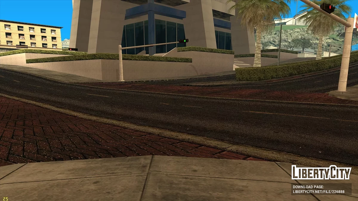 Новые тротуары и дороги / GTA San Andreas