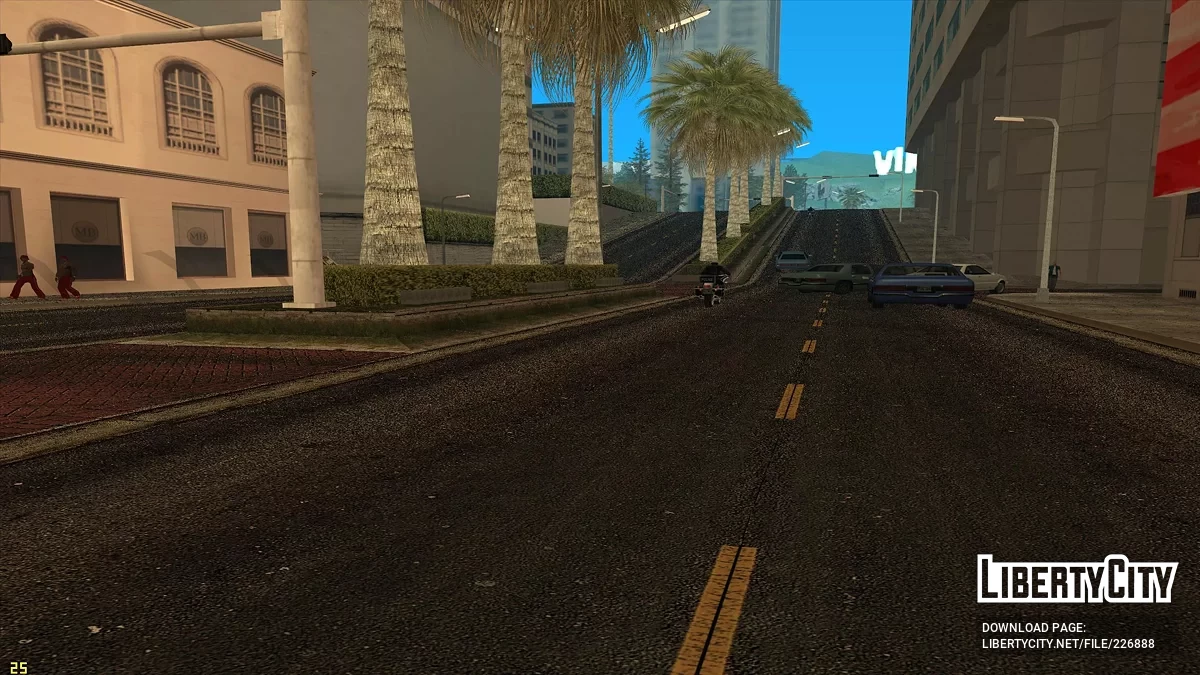 Новые тротуары и дороги / GTA San Andreas