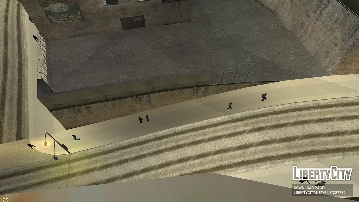 Зимние шоссе и дороги / GTA San Andreas