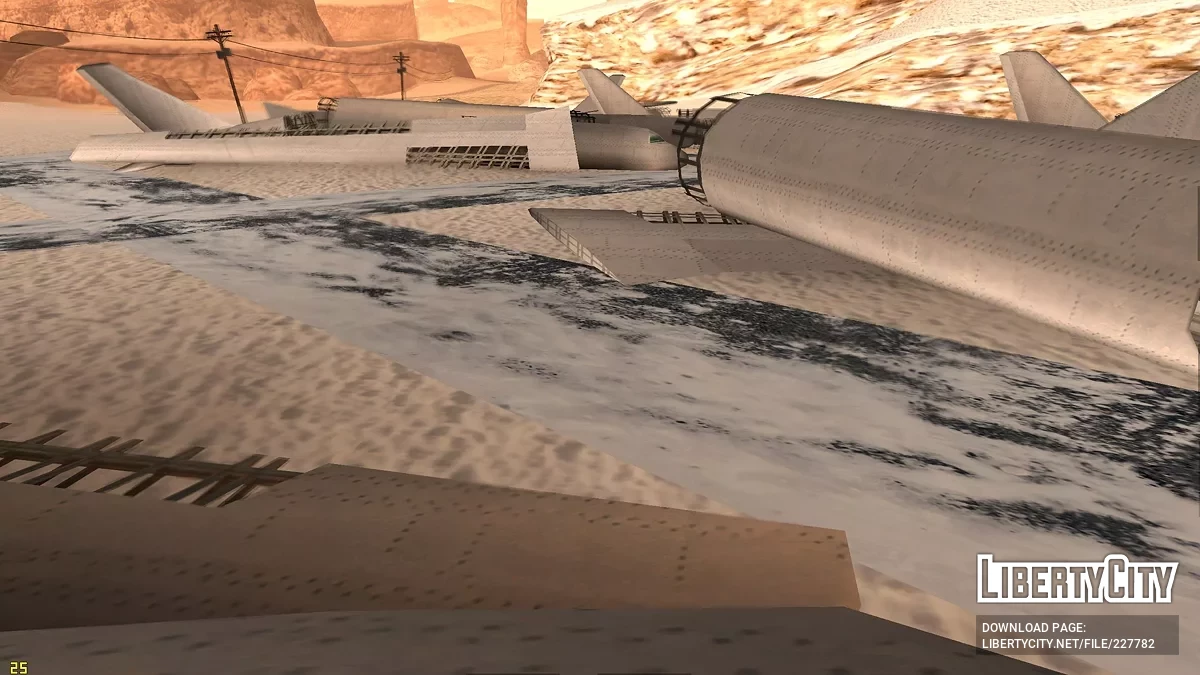 Зимние шоссе и дороги / GTA San Andreas