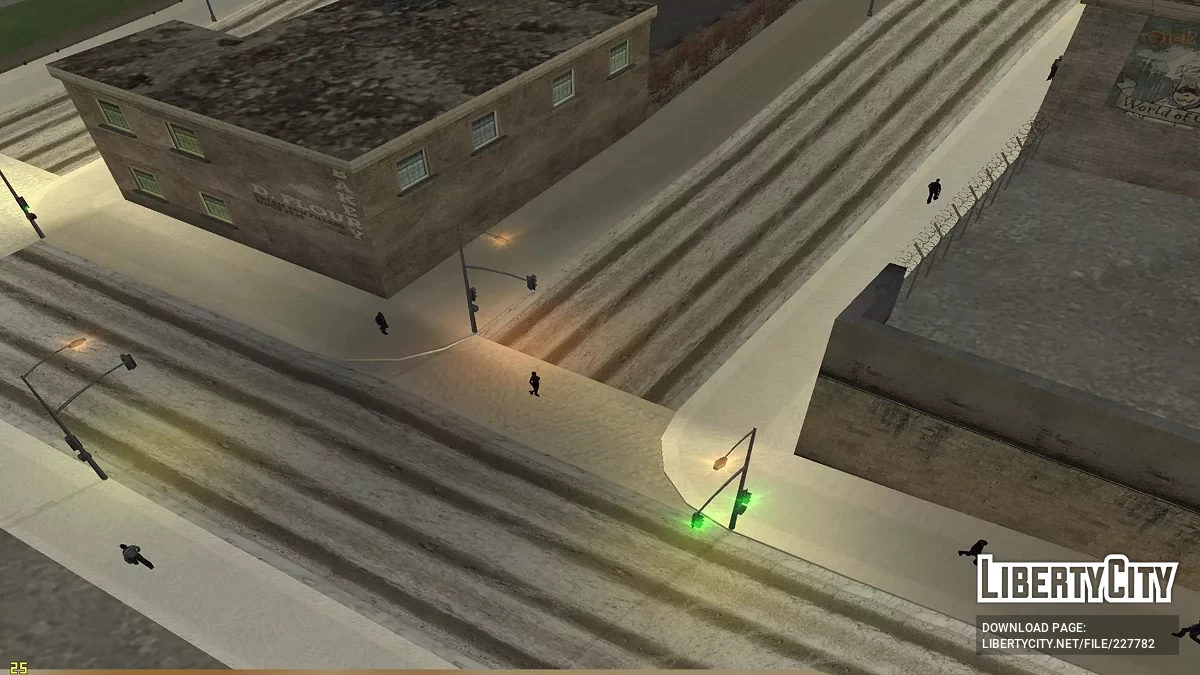 Зимние шоссе и дороги / GTA San Andreas