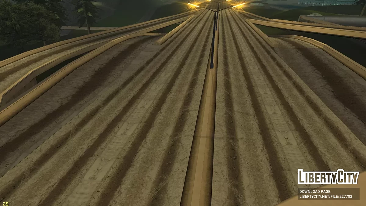 Зимние шоссе и дороги / GTA San Andreas