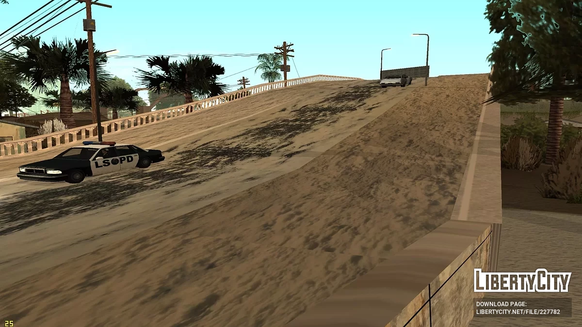 Зимние шоссе и дороги / GTA San Andreas