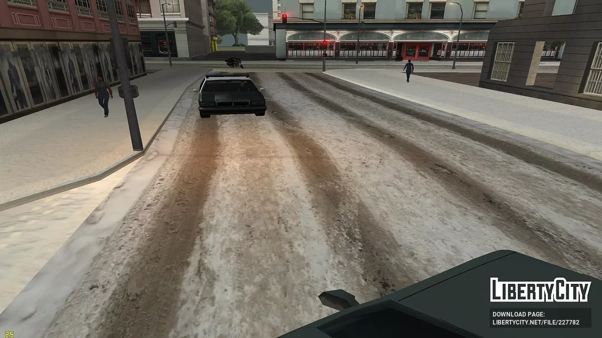 Зимние шоссе и дороги / GTA San Andreas