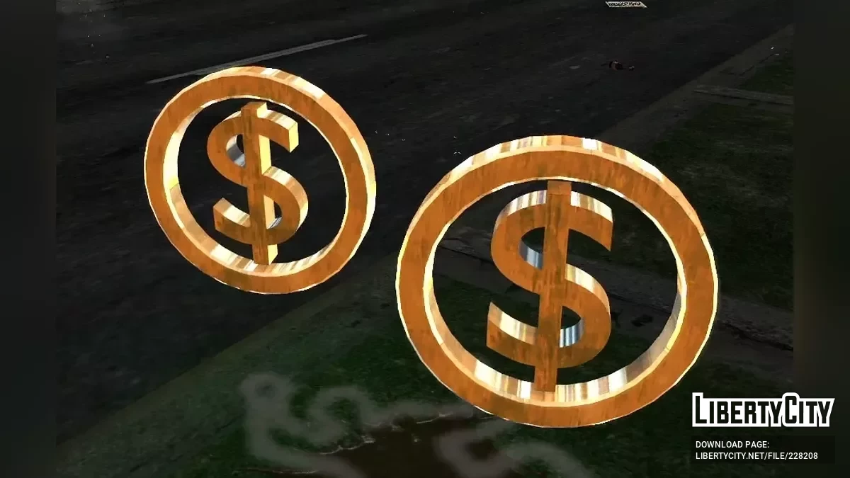 3D-пикап денег / GTA San Andreas