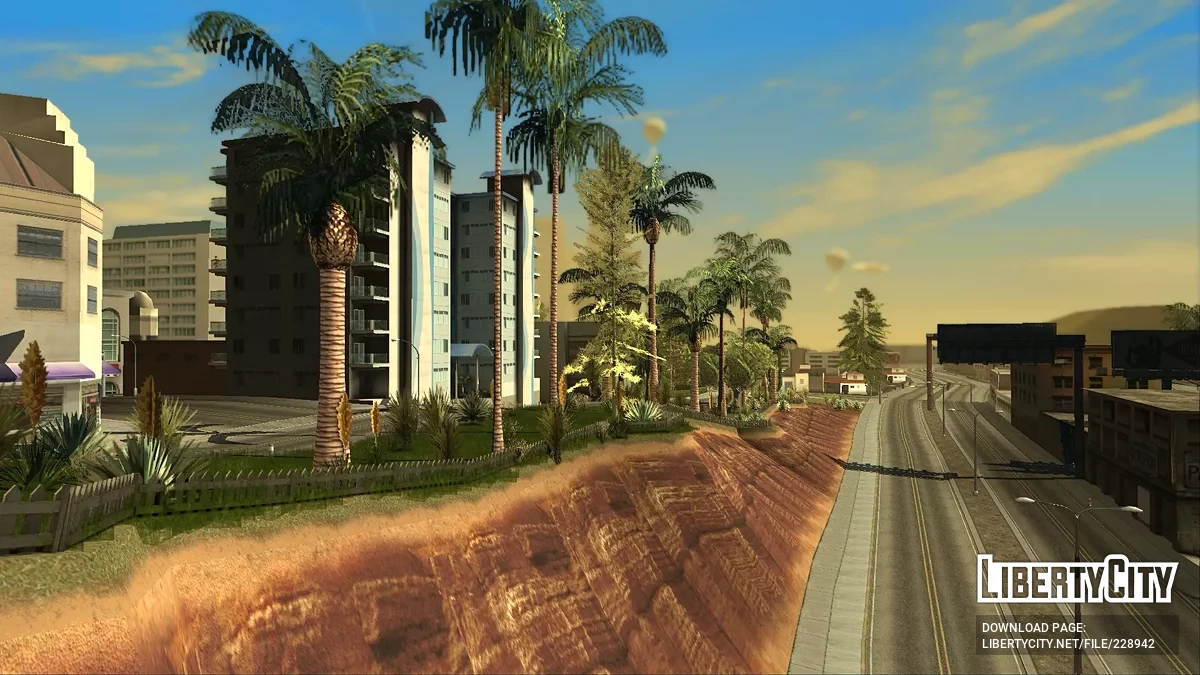 Динамическое освещение для растительности / GTA San Andreas