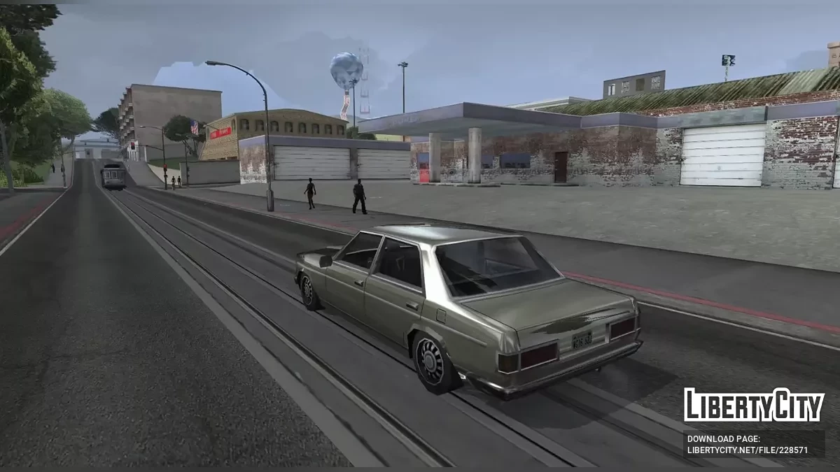 Отражающая маска в стиле SkyGFX VC / GTA San Andreas