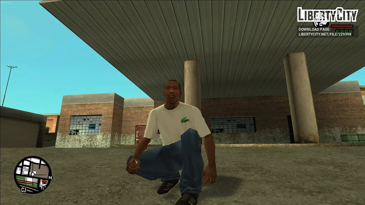 Футболка Lacoste для CJ / GTA San Andreas