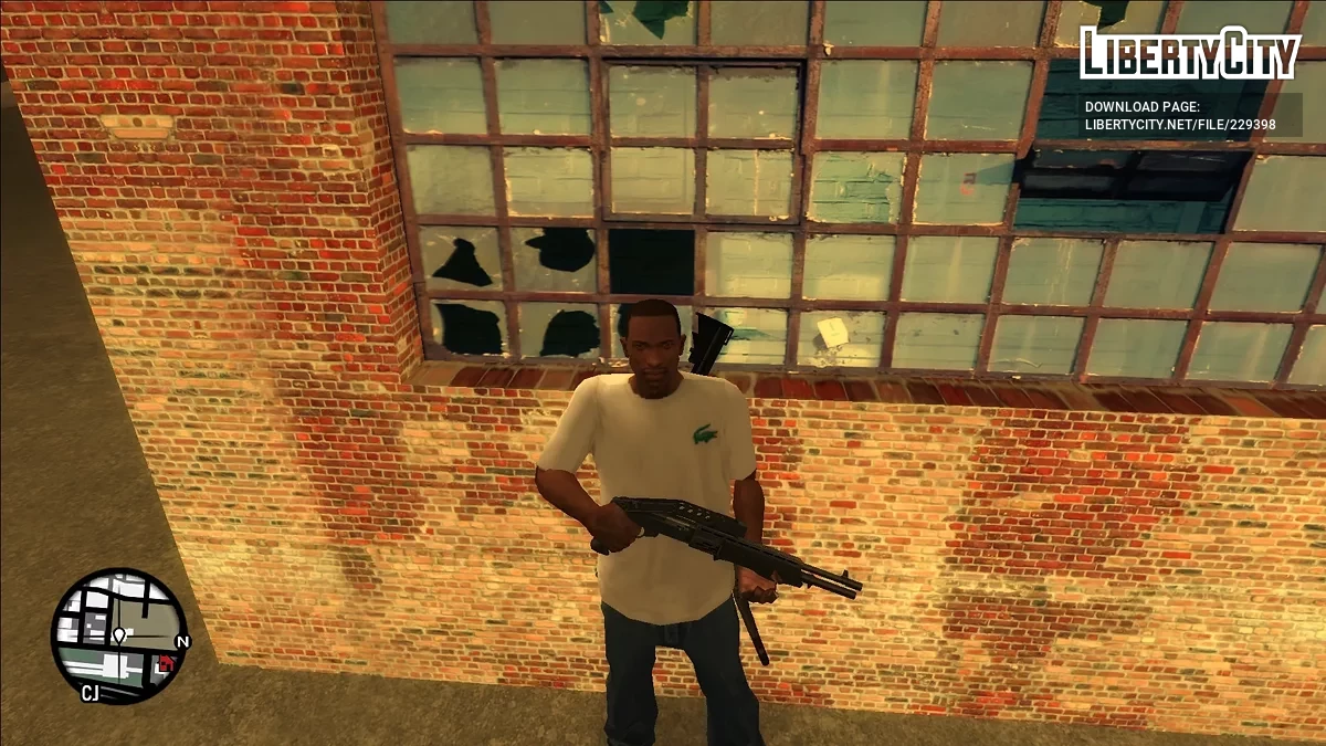 Футболка Lacoste для CJ / GTA San Andreas