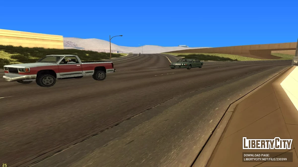 Новые дороги и шоссе Лас-Вентурас / GTA San Andreas