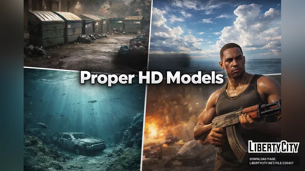 Правильные HD модели / GTA San Andreas