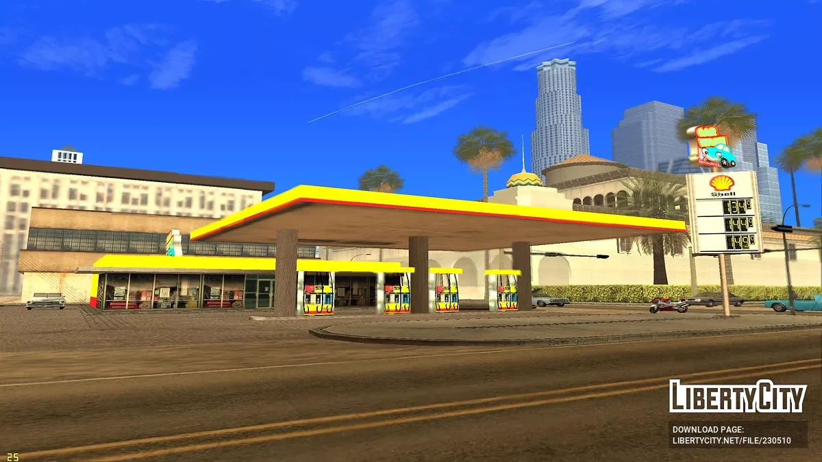 Заправки и бургерные в HD / GTA San Andreas