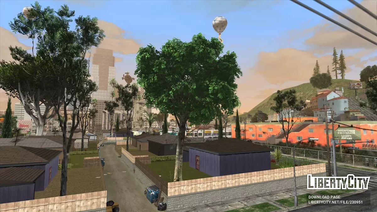 4 Мода на Растительность Переработка Предосвещения / GTA San Andreas