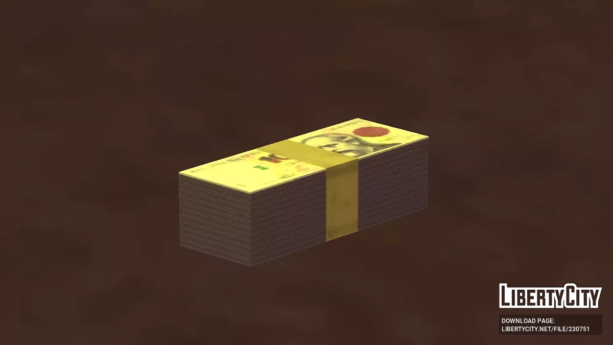 Аргентинская купюра 1992 года / GTA San Andreas