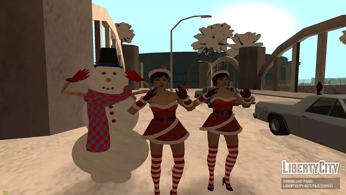 Новогоднее трио (Мини-пак) / GTA San Andreas