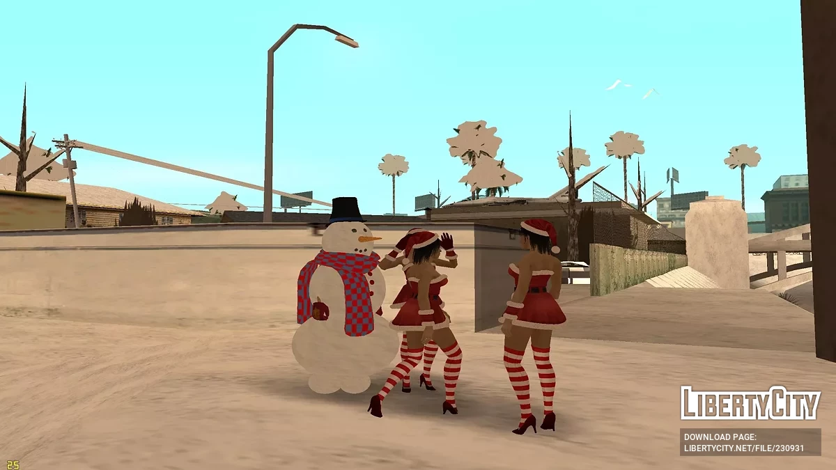 Новогоднее трио (Мини-пак) / GTA San Andreas