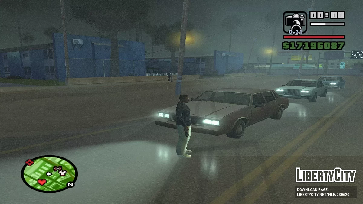 HD отражения при дожде / GTA San Andreas