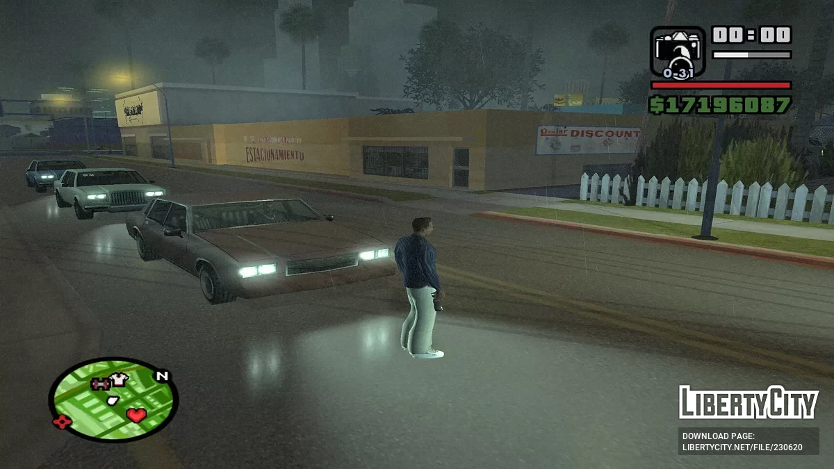 HD отражения при дожде / GTA San Andreas