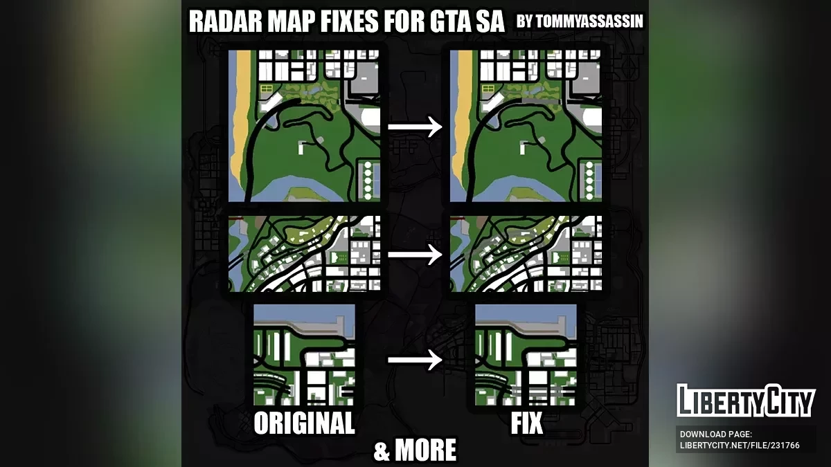 Radar Map Fixes / GTA San Andreas