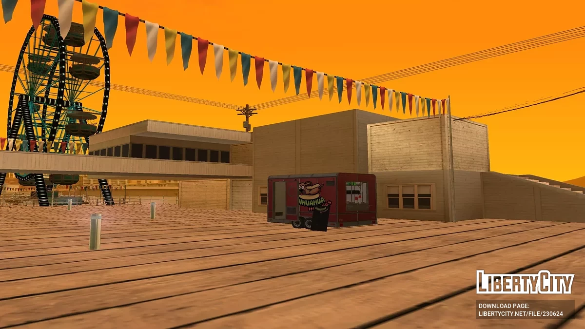 Тележки c едой и киоски из GTA 5 / GTA San Andreas