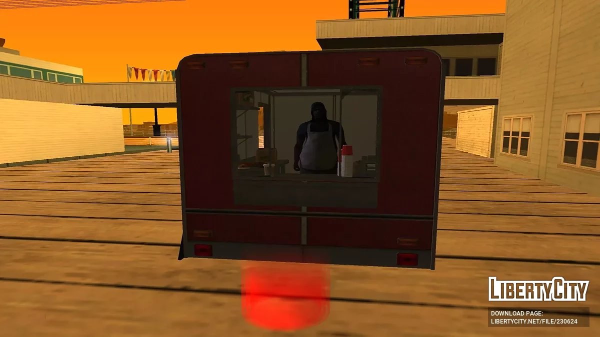 Тележки c едой и киоски из GTA 5 / GTA San Andreas