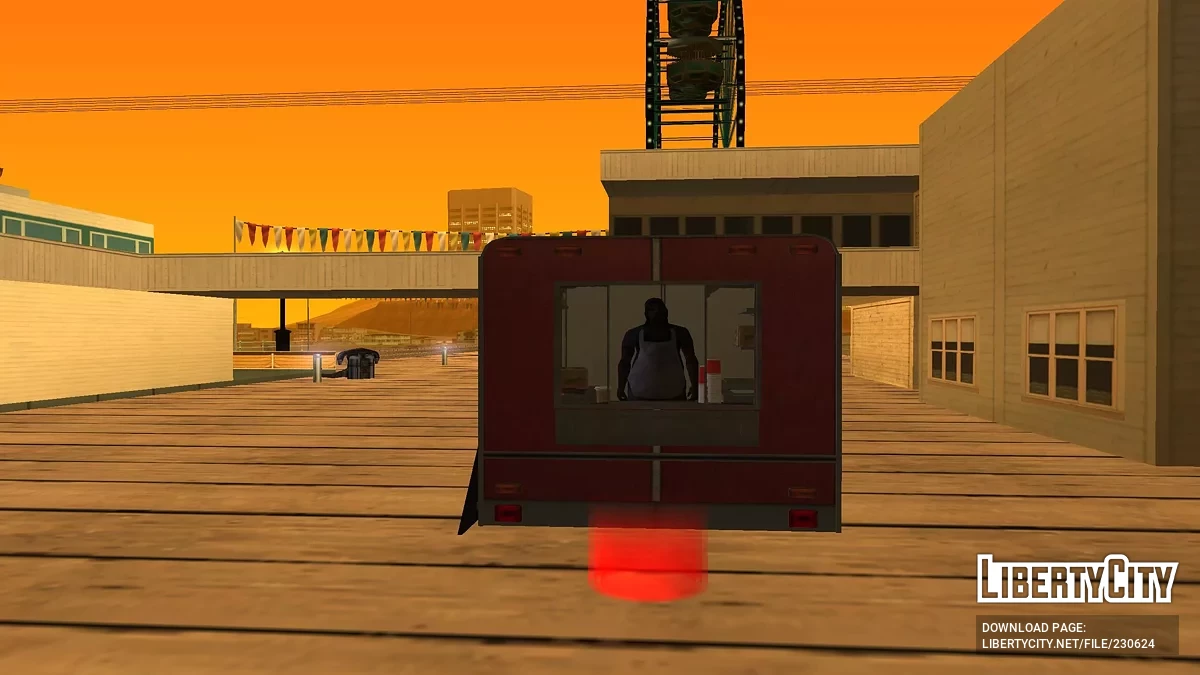 Тележки c едой и киоски из GTA 5 / GTA San Andreas