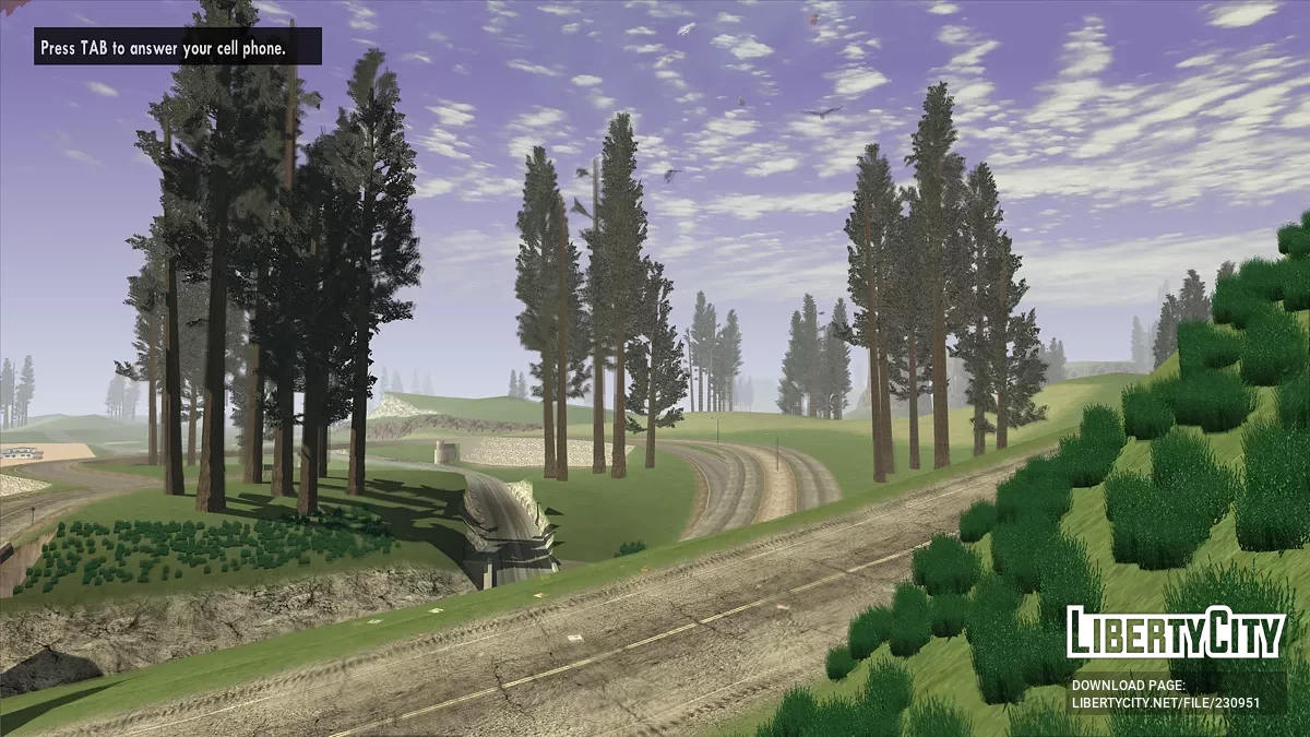 Моды на растительность и улучшения освещения / GTA San Andreas