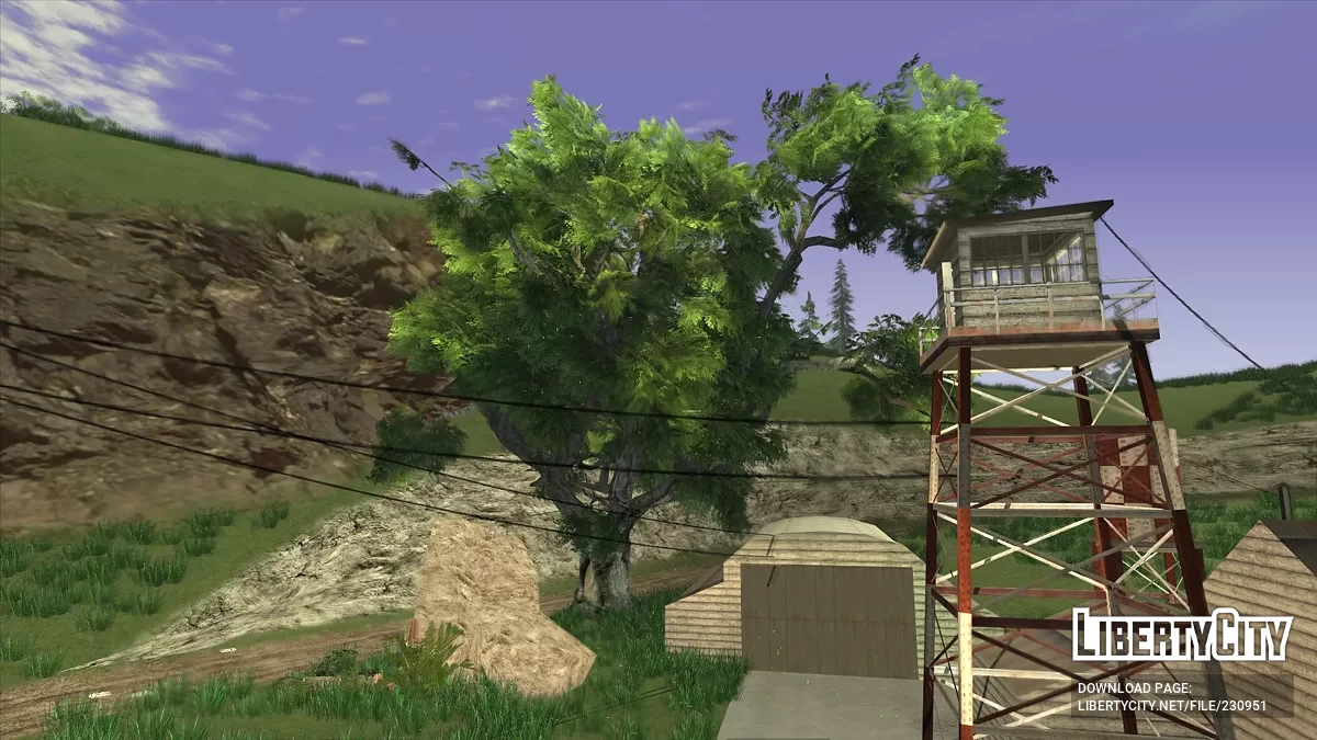 Моды на растительность и улучшения освещения / GTA San Andreas