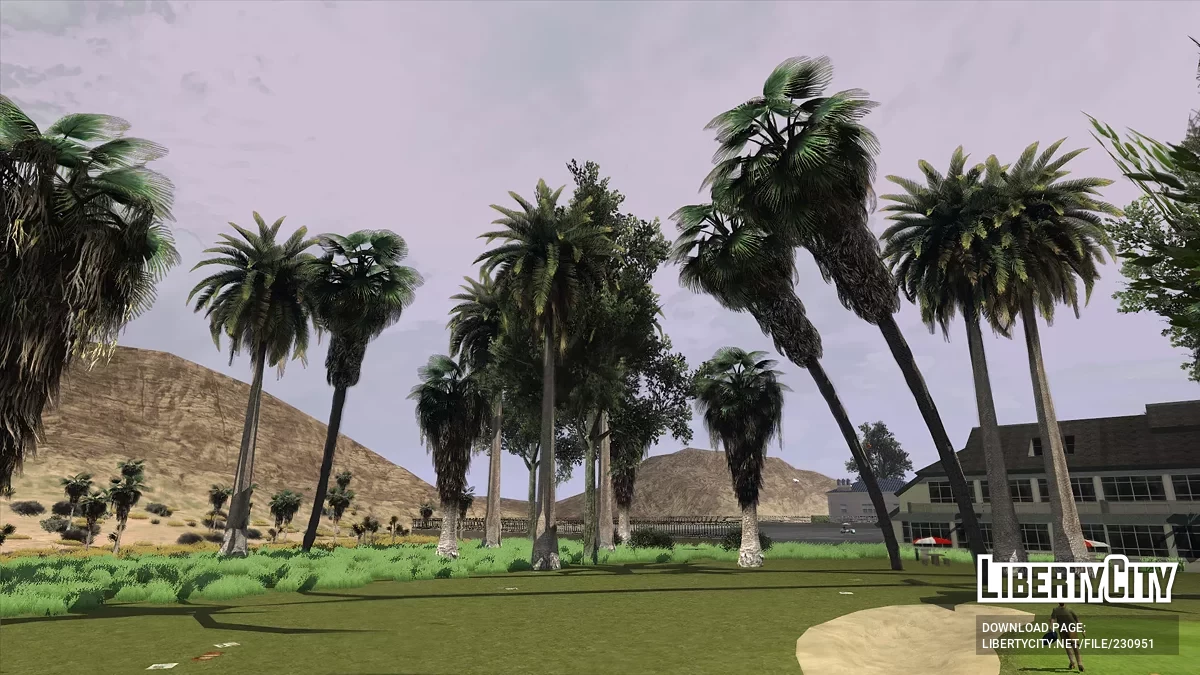 Моды на растительность и улучшения освещения / GTA San Andreas