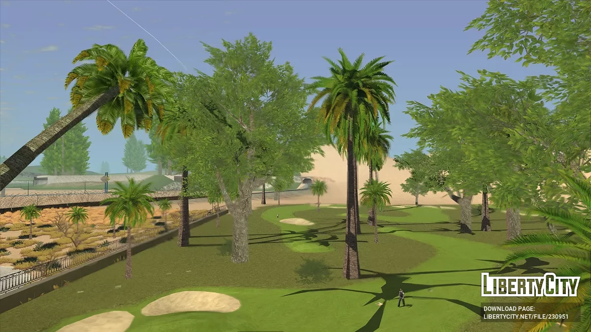 Моды на растительность и улучшения освещения / GTA San Andreas