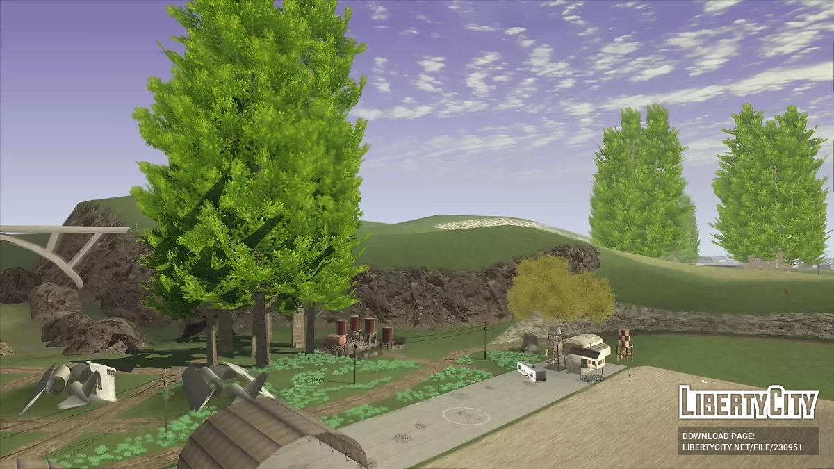 Моды на растительность и улучшения освещения / GTA San Andreas