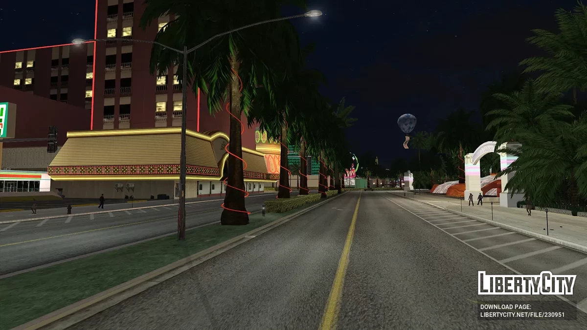 Моды на растительность и улучшения освещения / GTA San Andreas