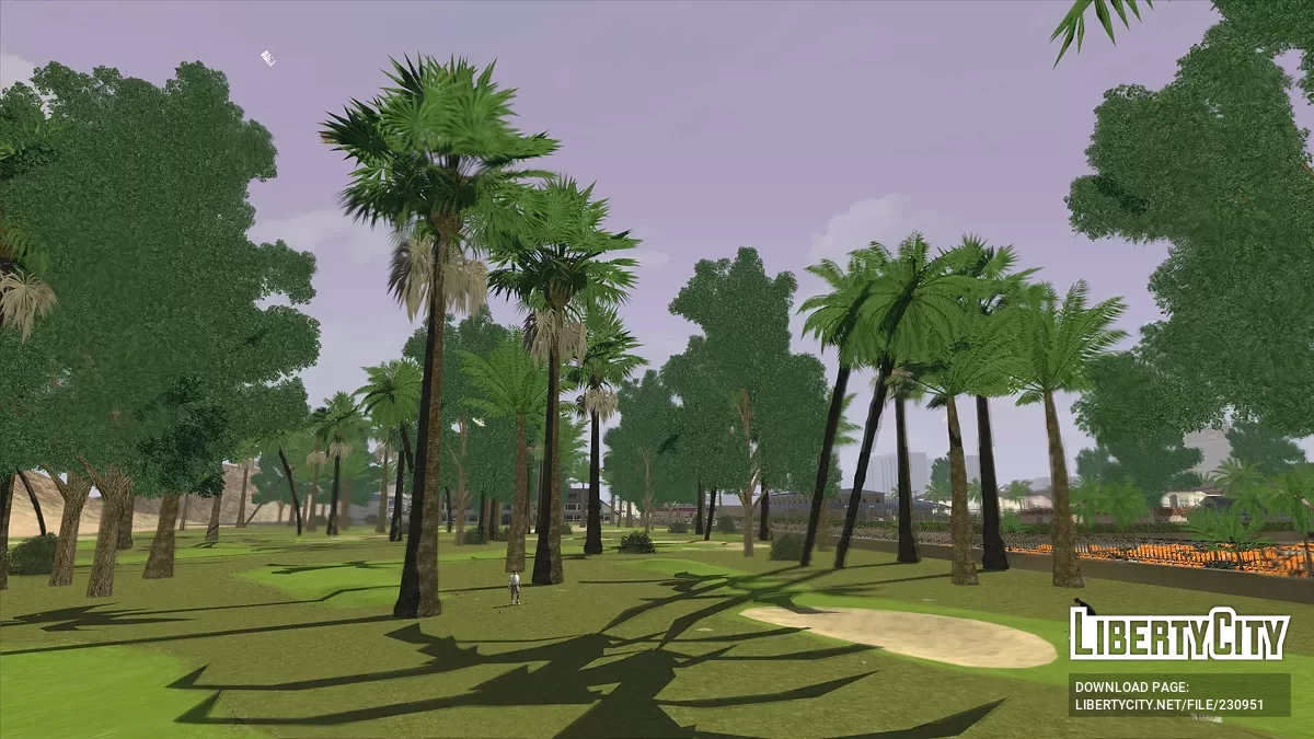 Моды на растительность и улучшения освещения / GTA San Andreas