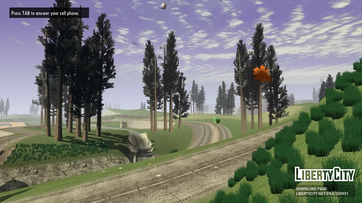 Моды на растительность и улучшения освещения / GTA San Andreas