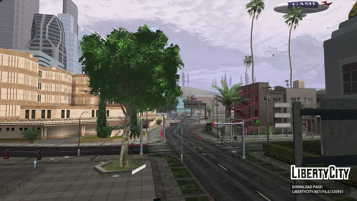 Моды на растительность и улучшения освещения / GTA San Andreas