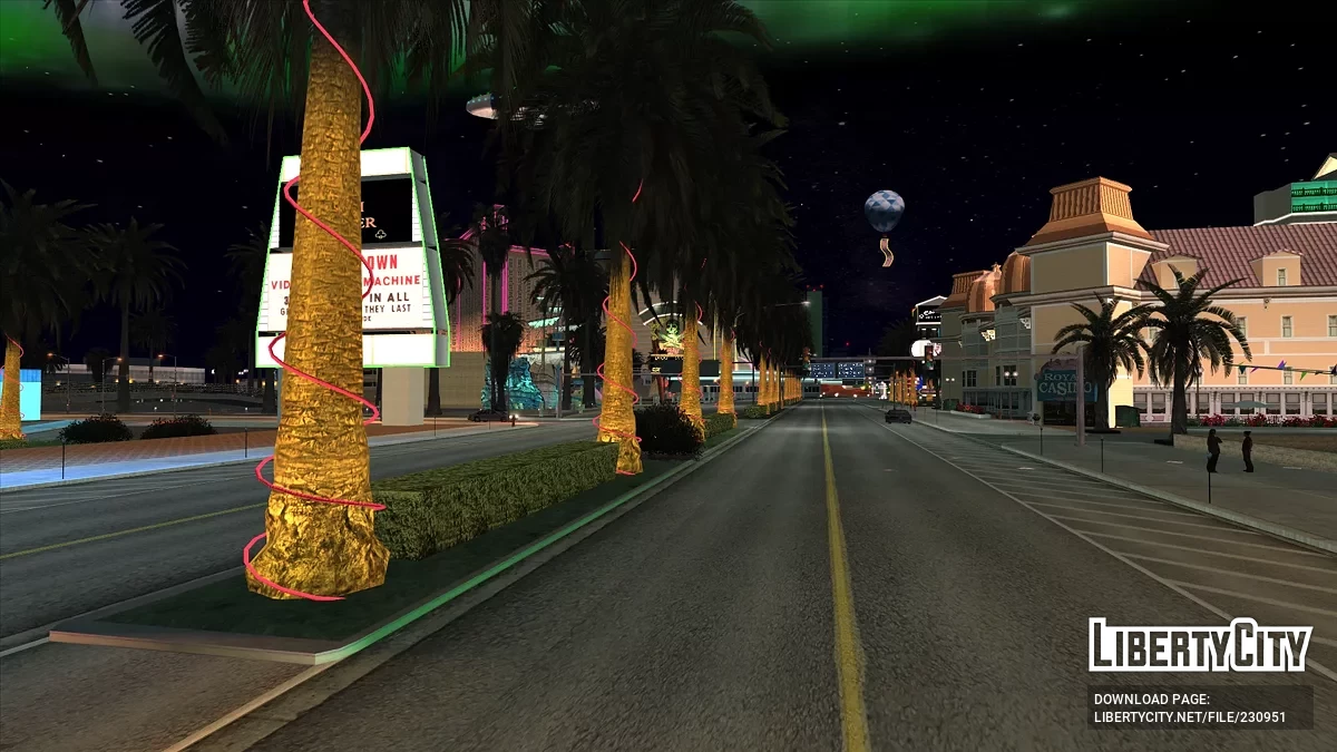 Моды на растительность и улучшения освещения / GTA San Andreas