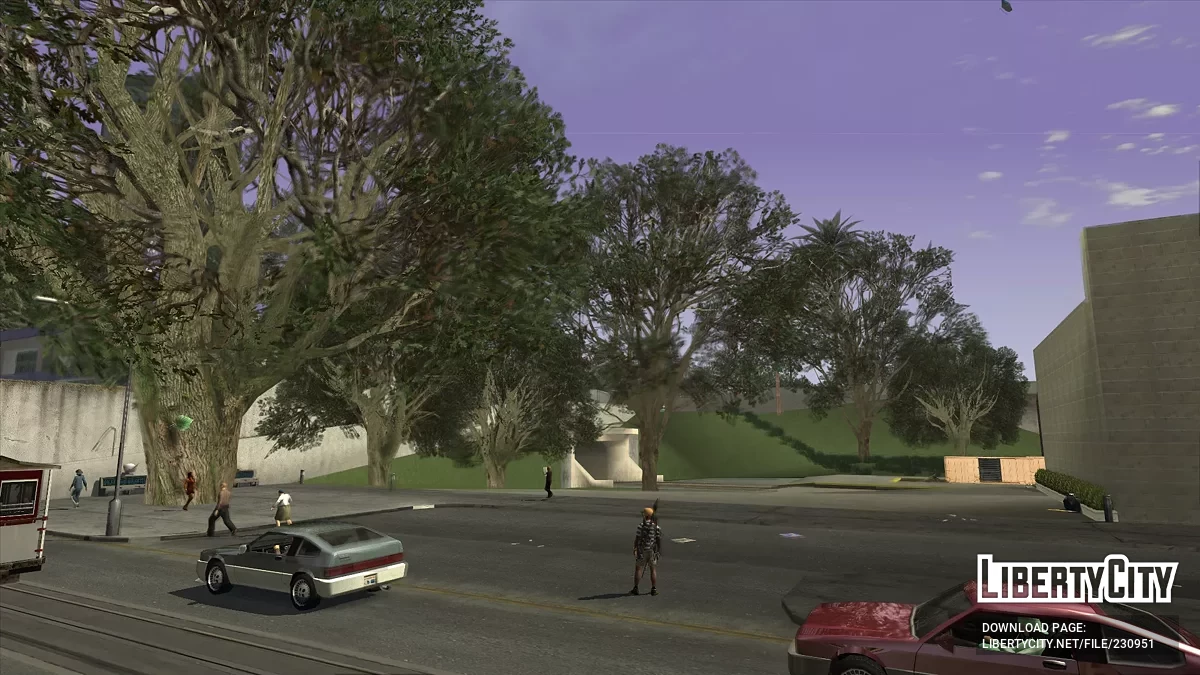 Моды на растительность и улучшения освещения / GTA San Andreas
