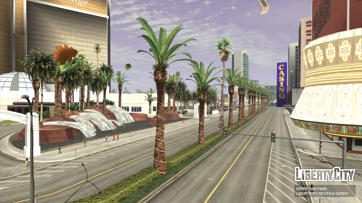 Моды на растительность и улучшения освещения / GTA San Andreas