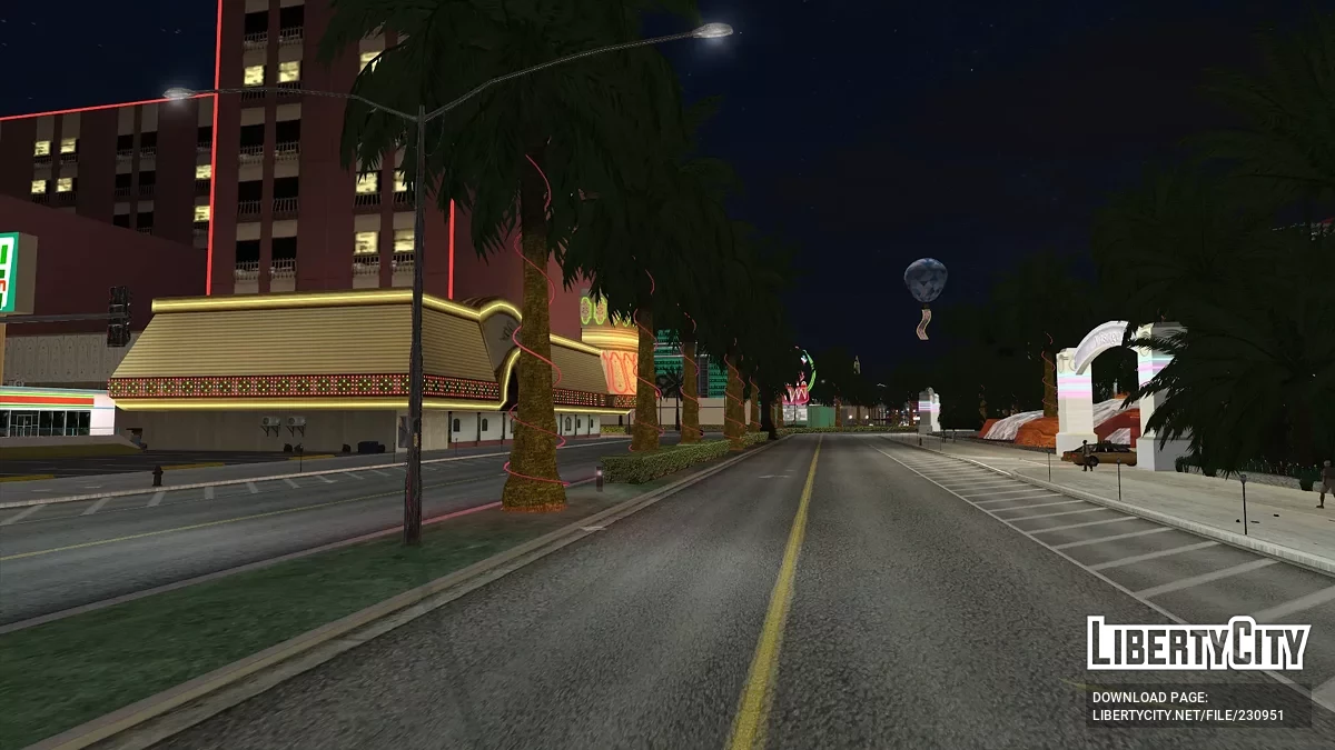 Моды на растительность и улучшения освещения / GTA San Andreas