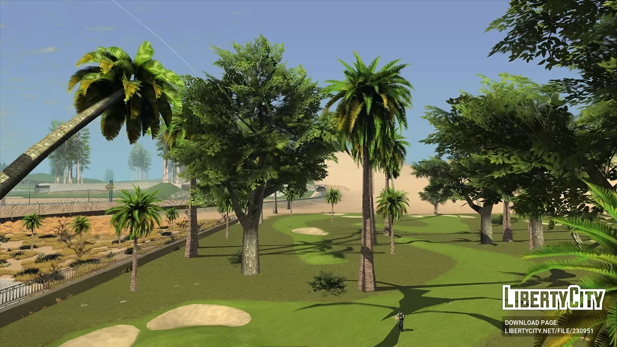 Моды на растительность и улучшения освещения / GTA San Andreas