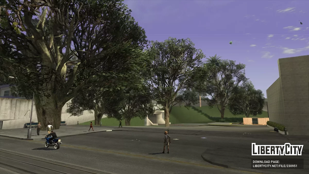 Моды на растительность и улучшения освещения / GTA San Andreas