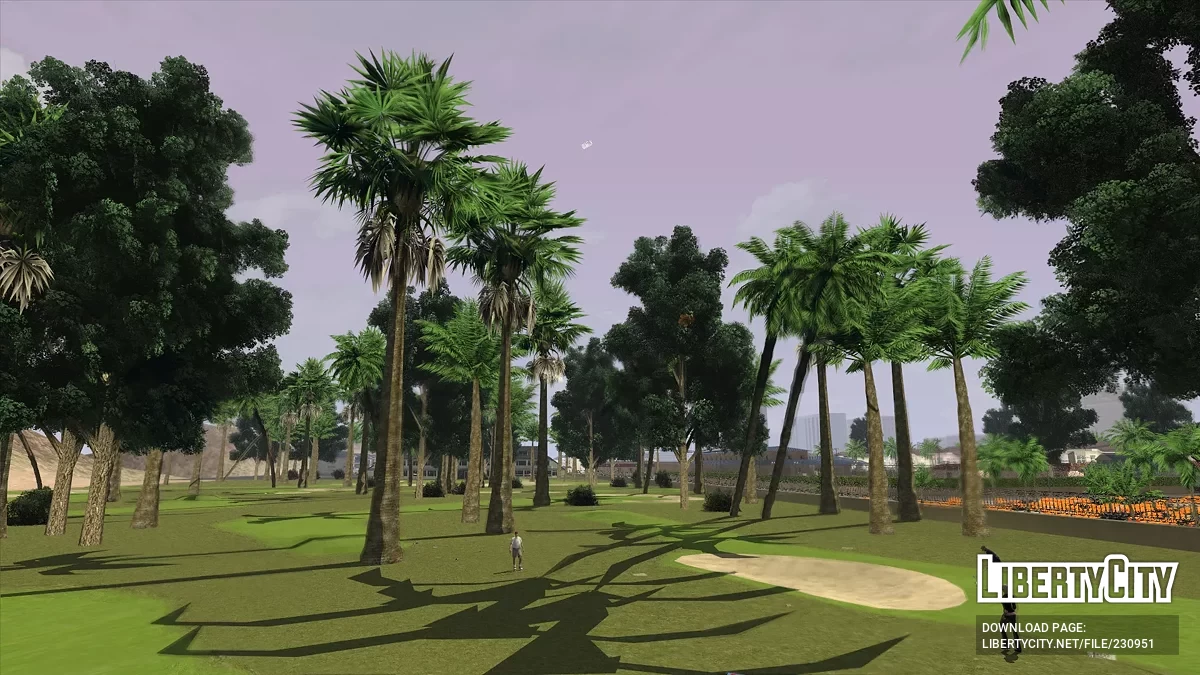 Моды на растительность и улучшения освещения / GTA San Andreas