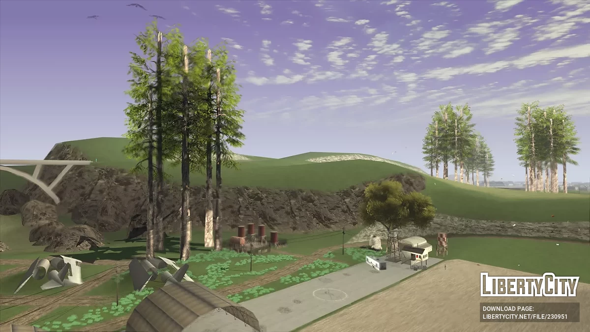 Моды на растительность и улучшения освещения / GTA San Andreas