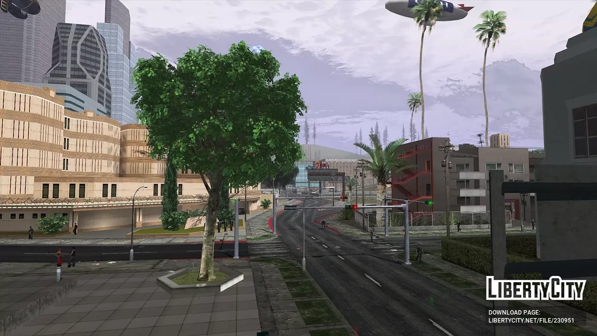 Моды на растительность и улучшения освещения / GTA San Andreas