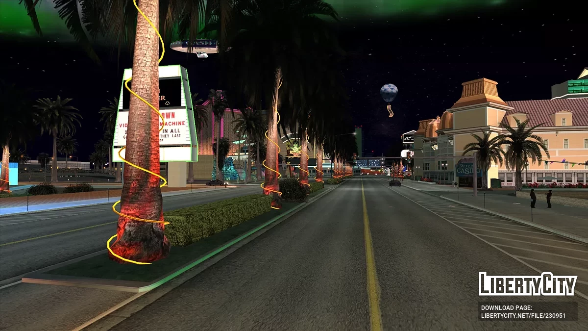 Моды на растительность и улучшения освещения / GTA San Andreas