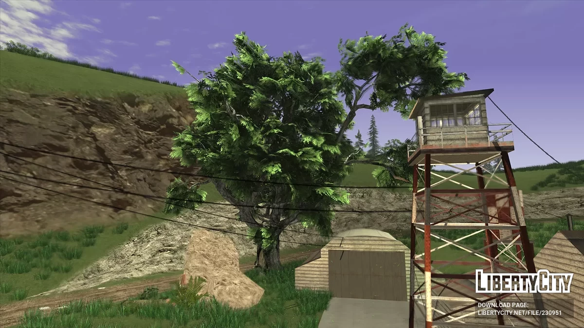 Моды на растительность и улучшения освещения / GTA San Andreas