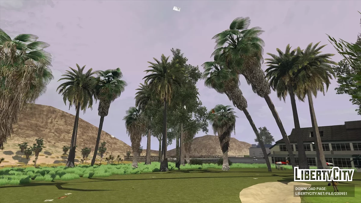 Моды на растительность и улучшения освещения / GTA San Andreas