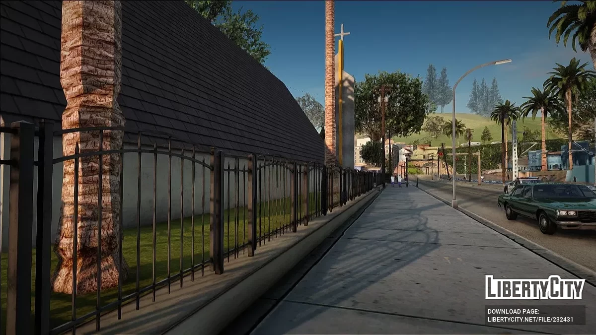 3D HD металлический забор (обновлено) / GTA San Andreas